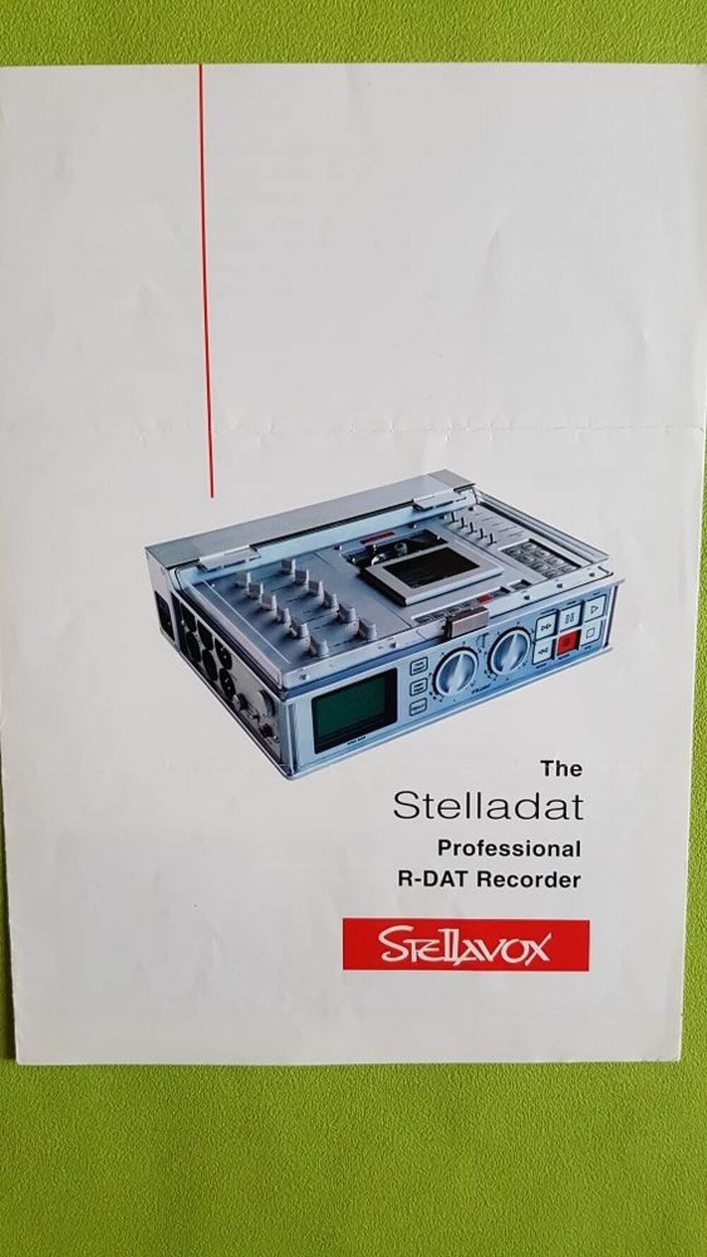 R - DAT RECORDER STELLAVOX Audio et hifi