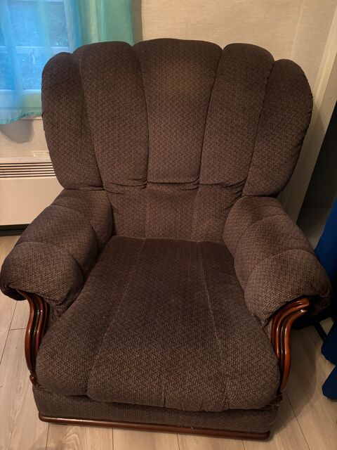 2 Fauteuils tissus 100 Arnay-le-Duc (21)