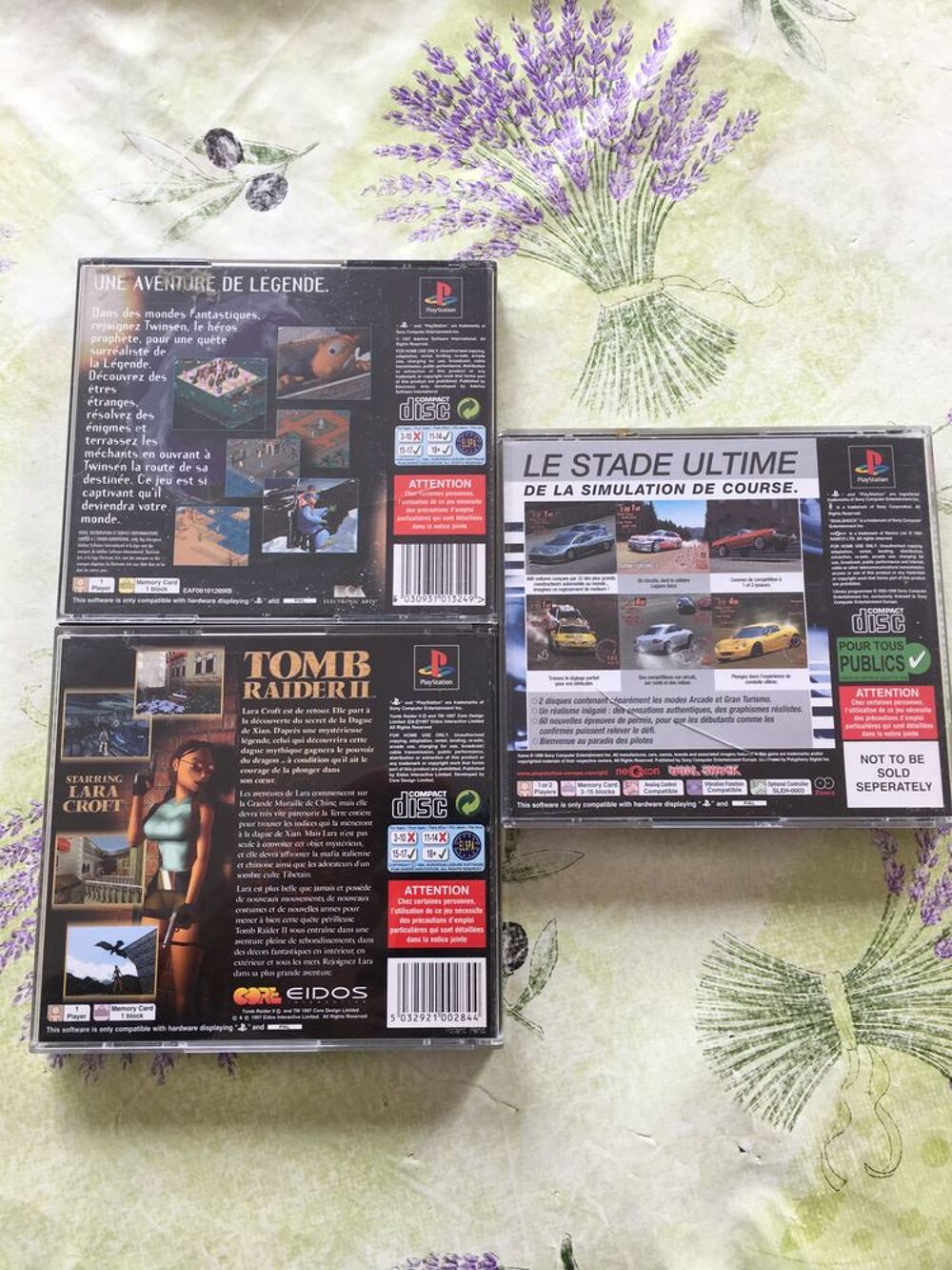 CD PS &agrave; 30€ l'unit&eacute; Consoles et jeux vidéos