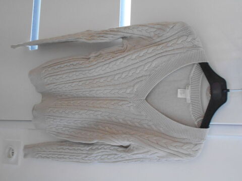Pull torsad� Beige clair Basic H&M T34/XS, neuf 10 Retiers (35)