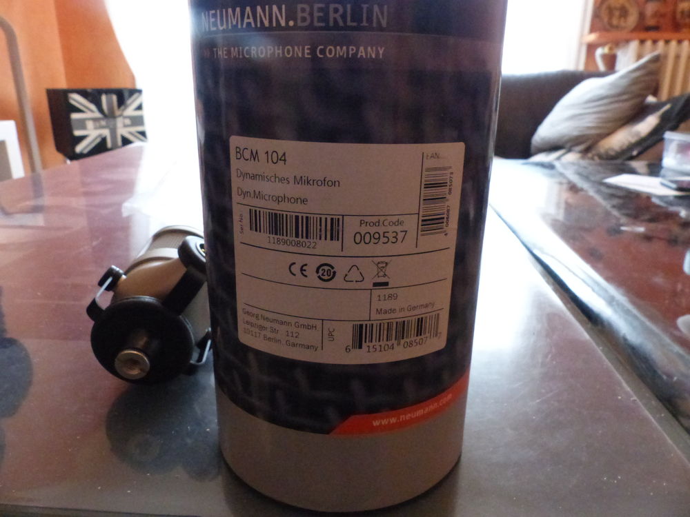 Micro pro NEUMANN BCM 104 neuf Audio et hifi