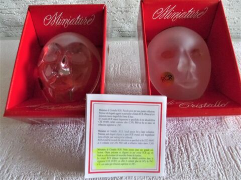 masque miniature en cristal 15 Lyon 8 (69)