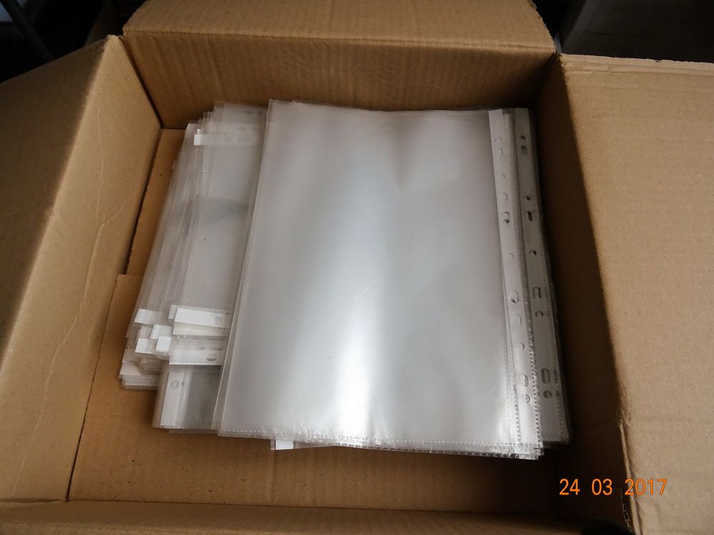100 pochettes transparentes format A4 Matériel informatique