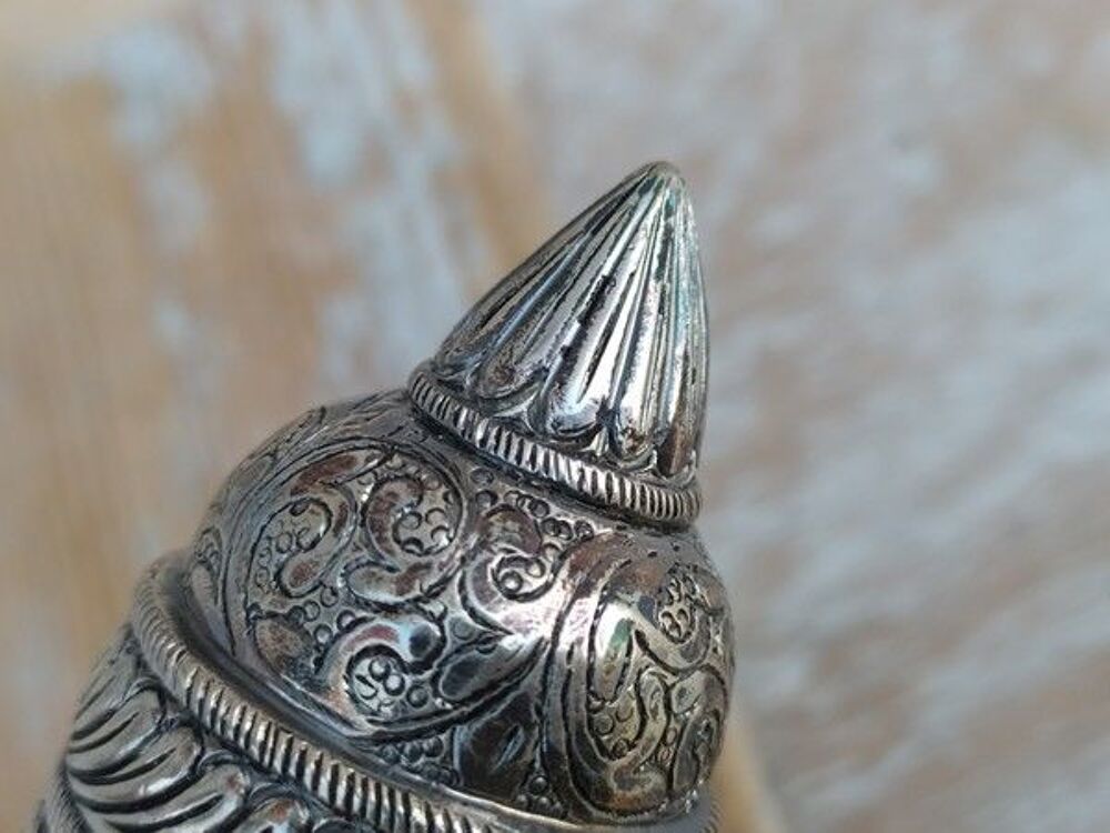 &Eacute;tui Rouleau Meguilat Esther Argent Moyen-Orient Judaica 
