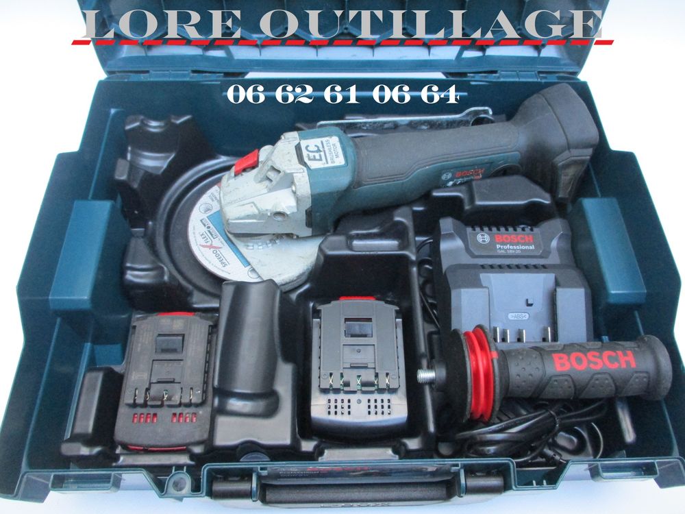 BOSCH GWS 18V-10 PC / Meuleuse - Disqueuse Bricolage