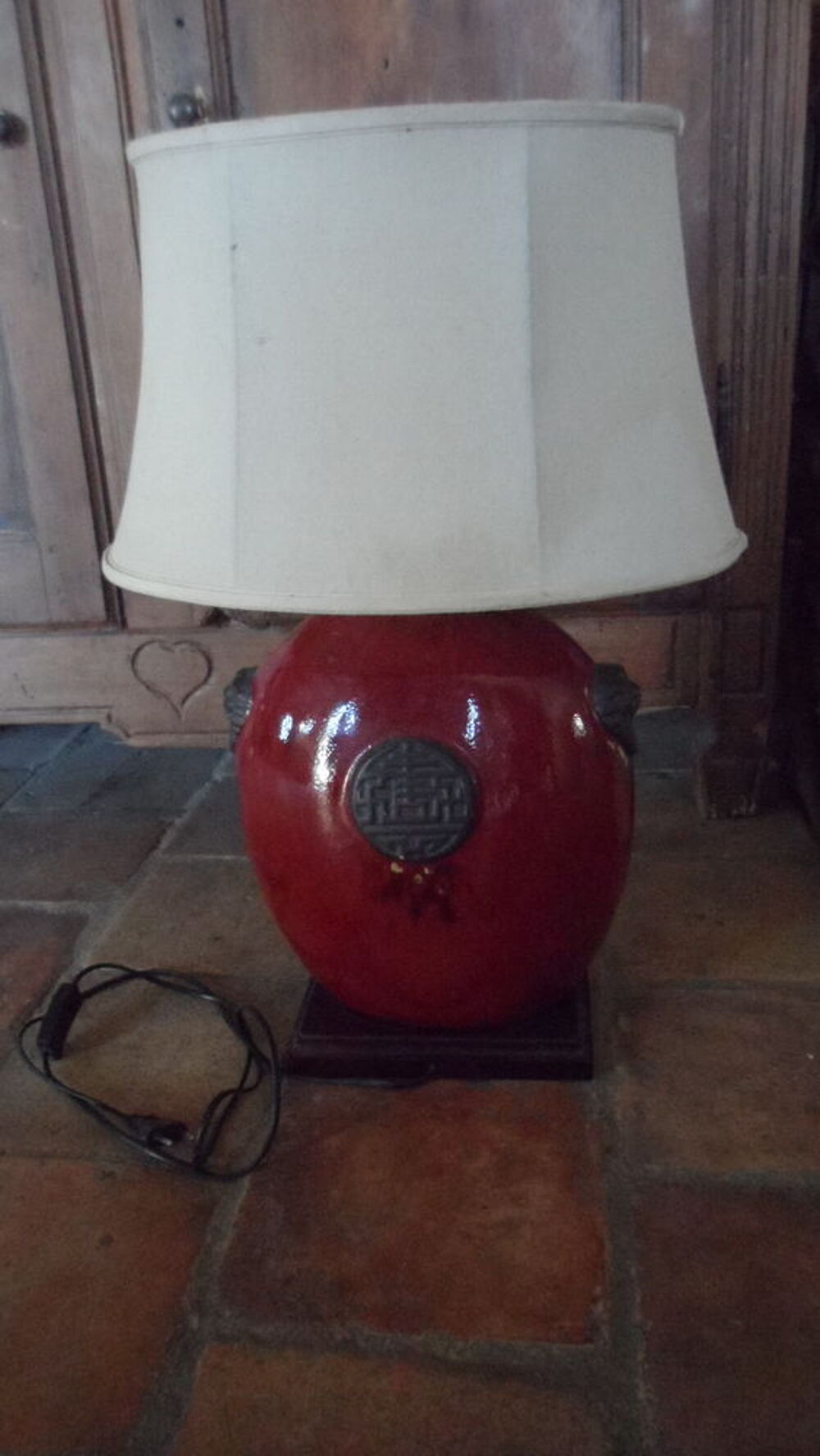 Grande lampe style chinois Dcoration