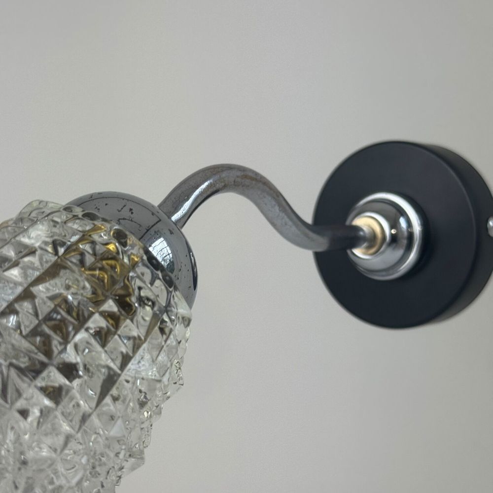 PAIRE D'APPLIQUE VINTAGE COL DE CYGNE D�coration