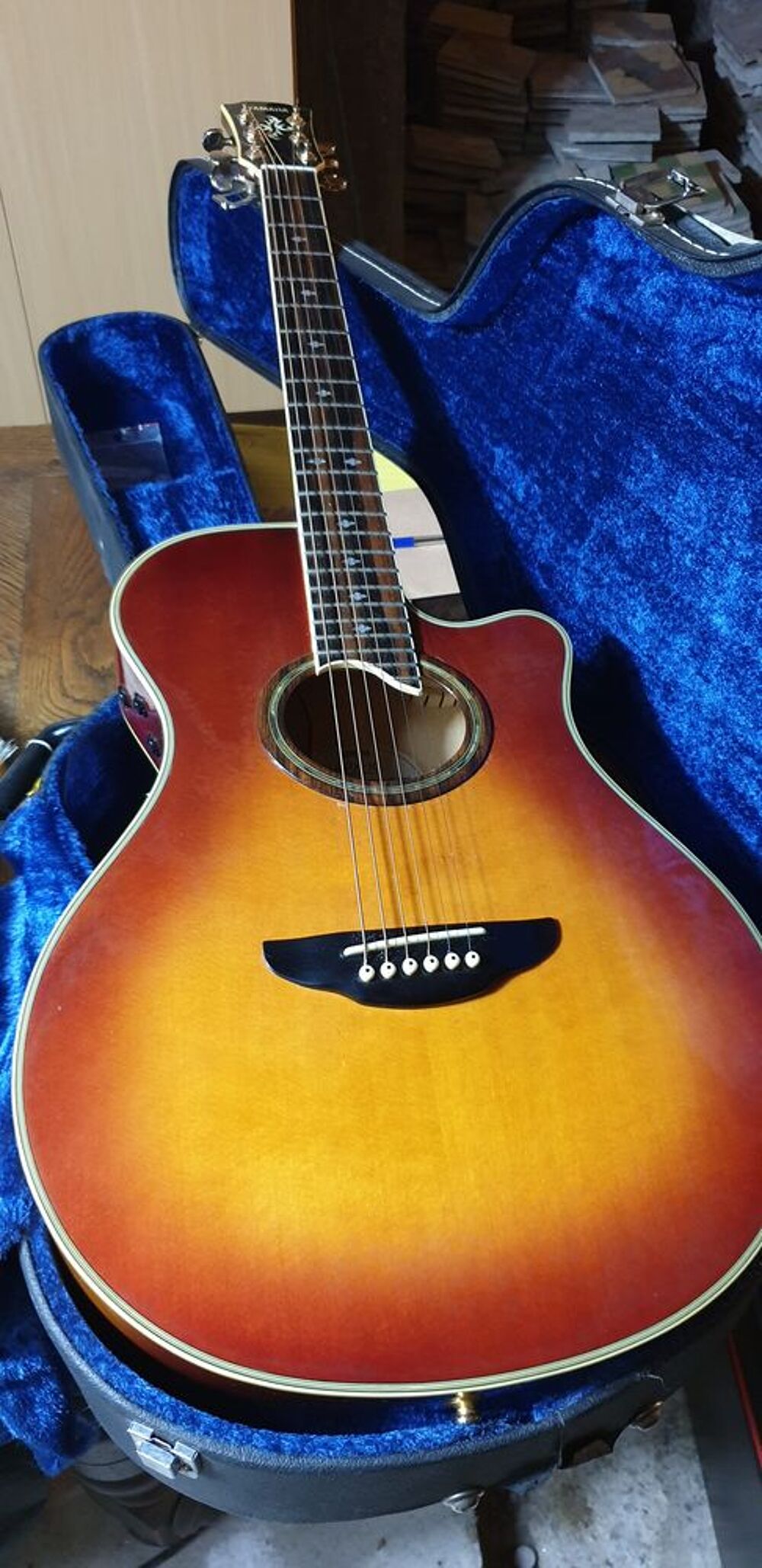 Guitare &Eacute;lectro-Acoustique Yamaha APX-10 1989 Sunburst Instruments de musique