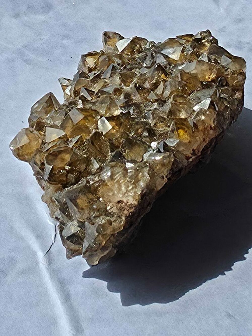 Pi&egrave;ce Unique Quartz Fum&eacute; Naturel du Congo-8,4 cm 