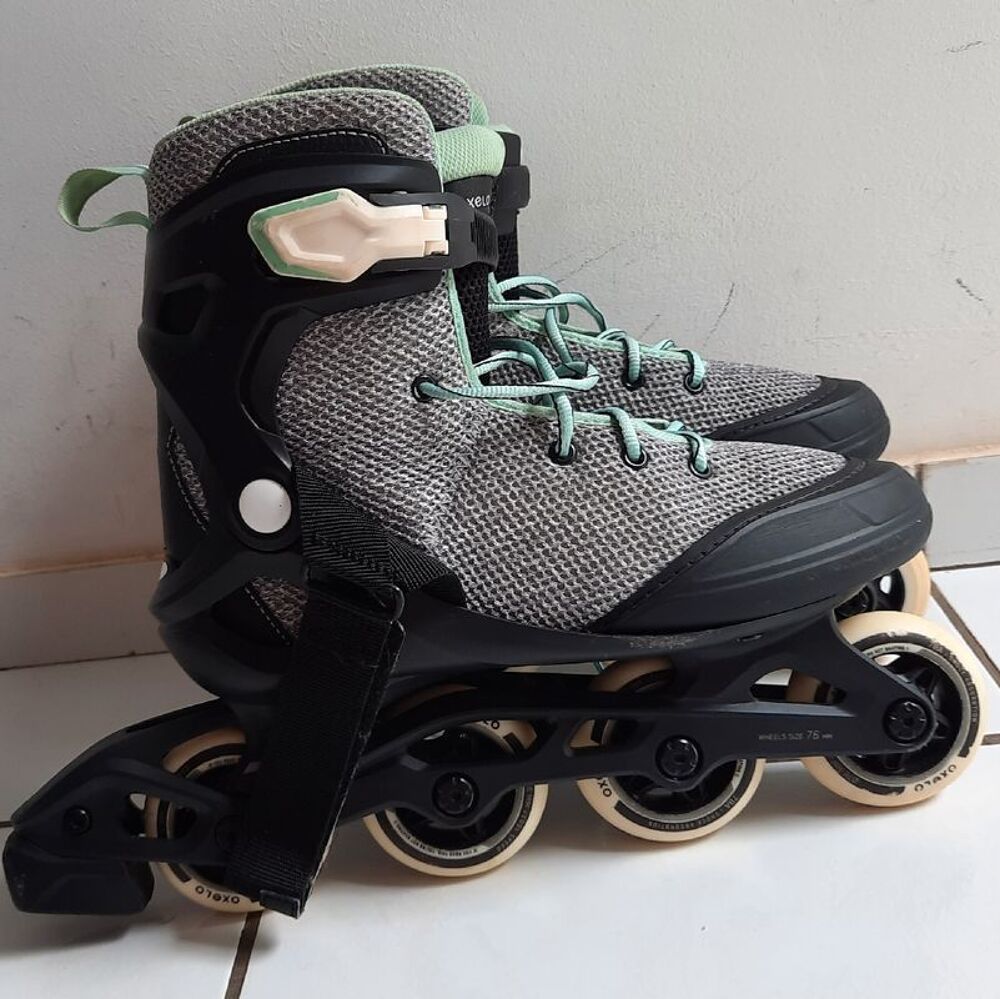 Rollers FIT100 Taille 41 76mm Femme Oxelo Sports