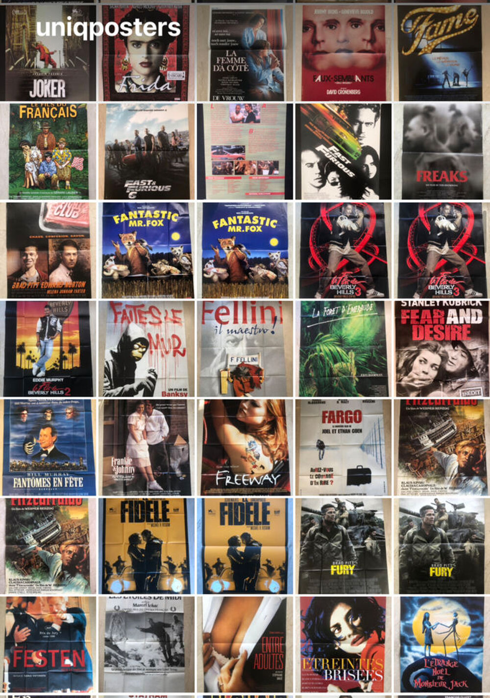 Affiches originales de cin&eacute;ma : Films en E (partie 2) 