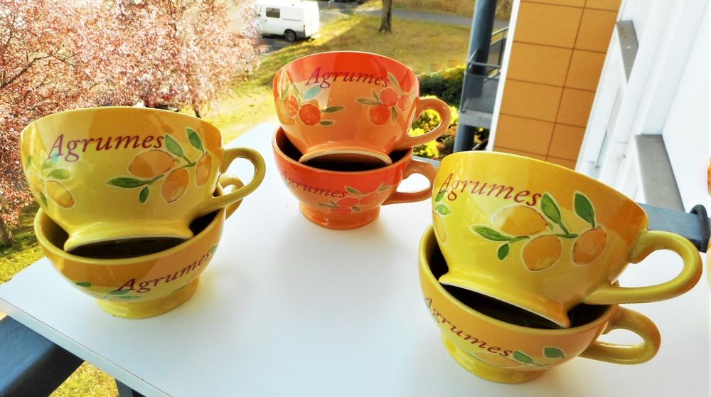 ensemble de 12 belles coupes &agrave; fruits OU 6 + 6 avec poign&eacute;es Cuisine