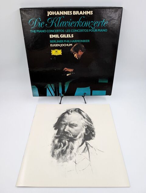 Coffret Vinyle 33 tours Johannes Brahms Die Klavierkonzerte 7 Vulbens (74)