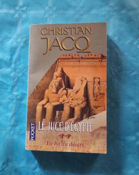LE JUGE D'EGYPTE T2 LA LOI DU DESERT de Christian JACQ  2 Bubry (56)