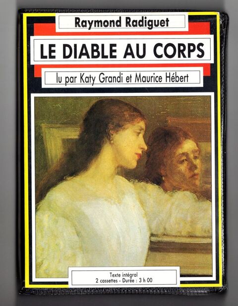 Livre-K7 Le diable au corps - Raymond RADIGUET & Kati GRANDI 10 Argenteuil (95)
