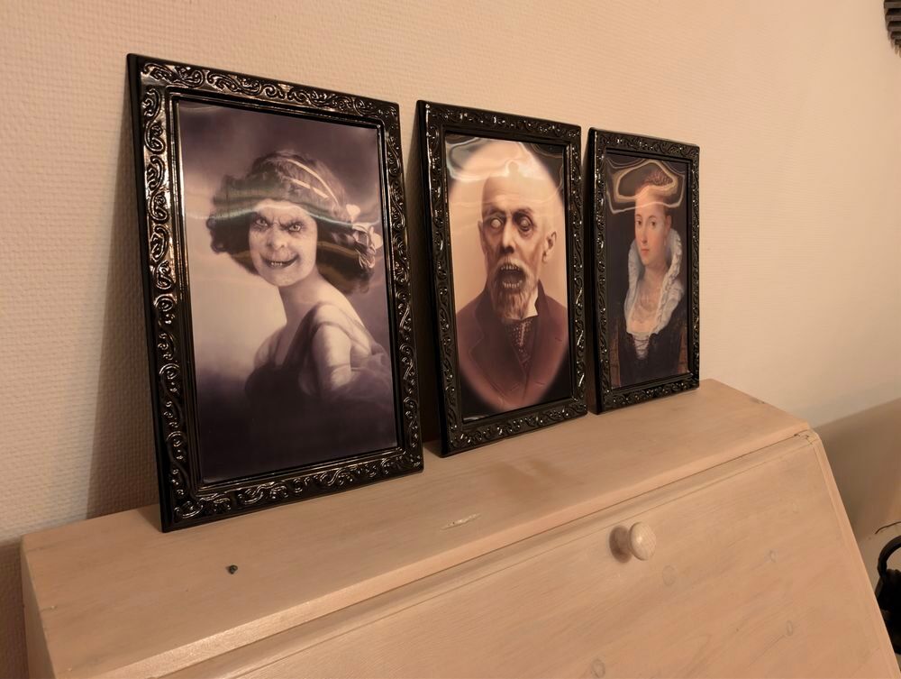 Lot 7 tableaux changeant HALLOWEEN Décoration