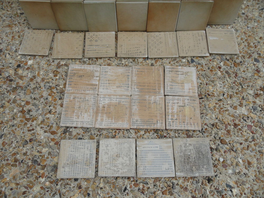 Carreaux de faience de r&eacute;emploi Bricolage