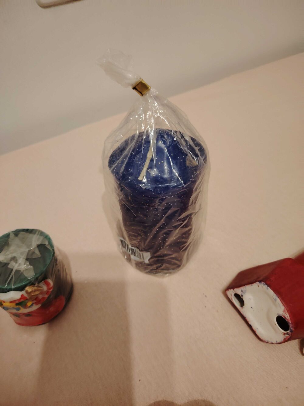 LOT DE BOUGIES POUR NO&Euml;L Décoration