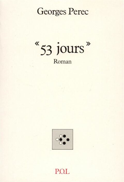 53 jours - Georges Perec, 9 Rennes (35)