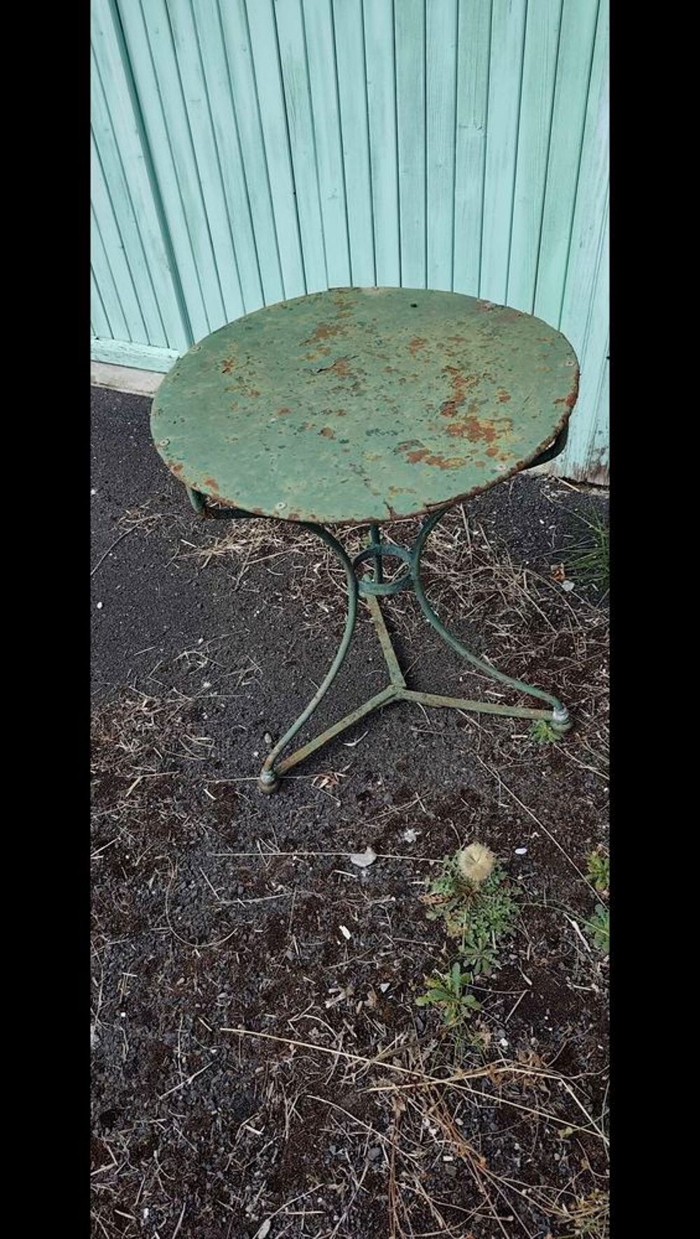 TABLE FER FORGE. Jardin
