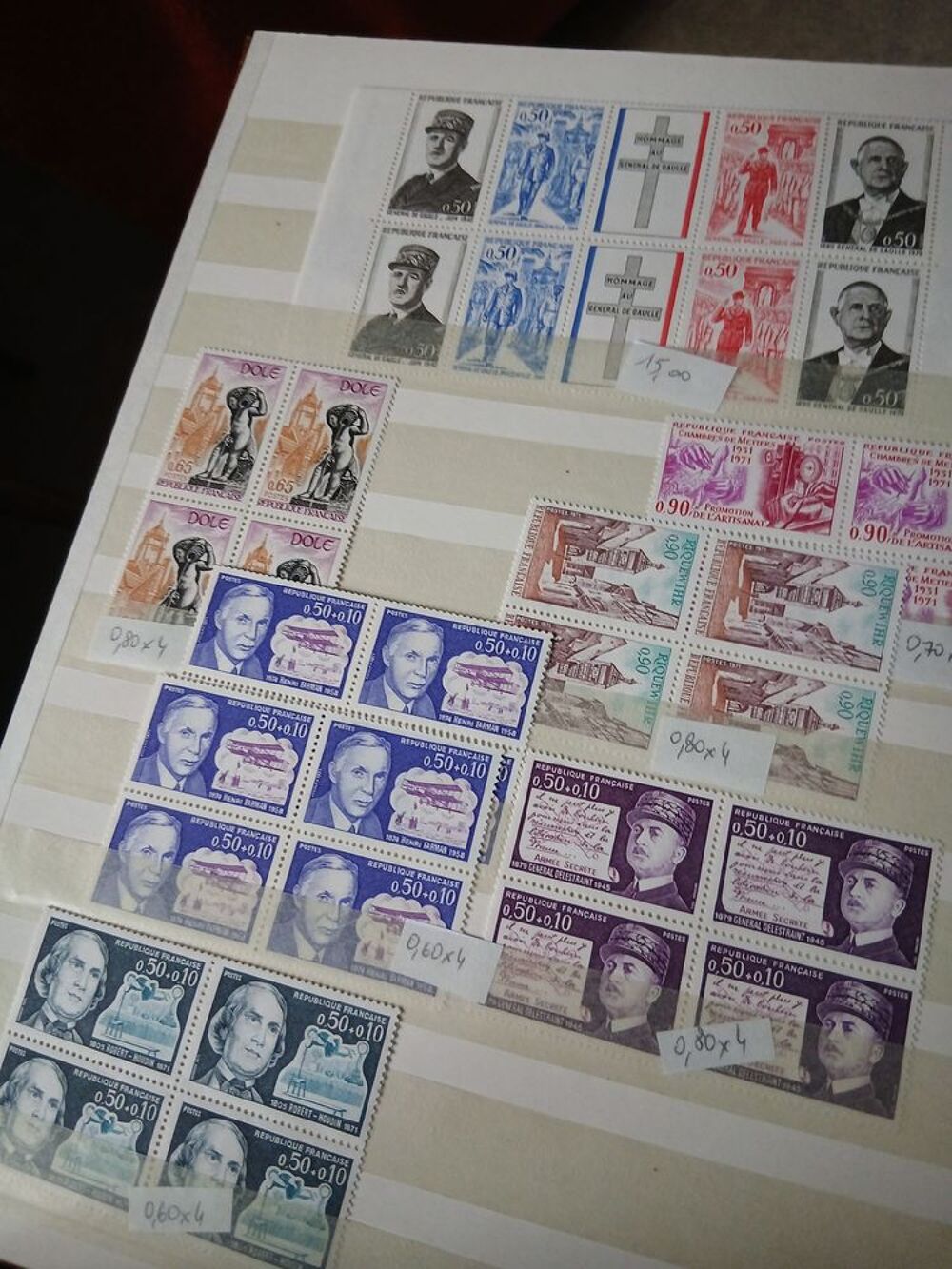 Collection timbres 