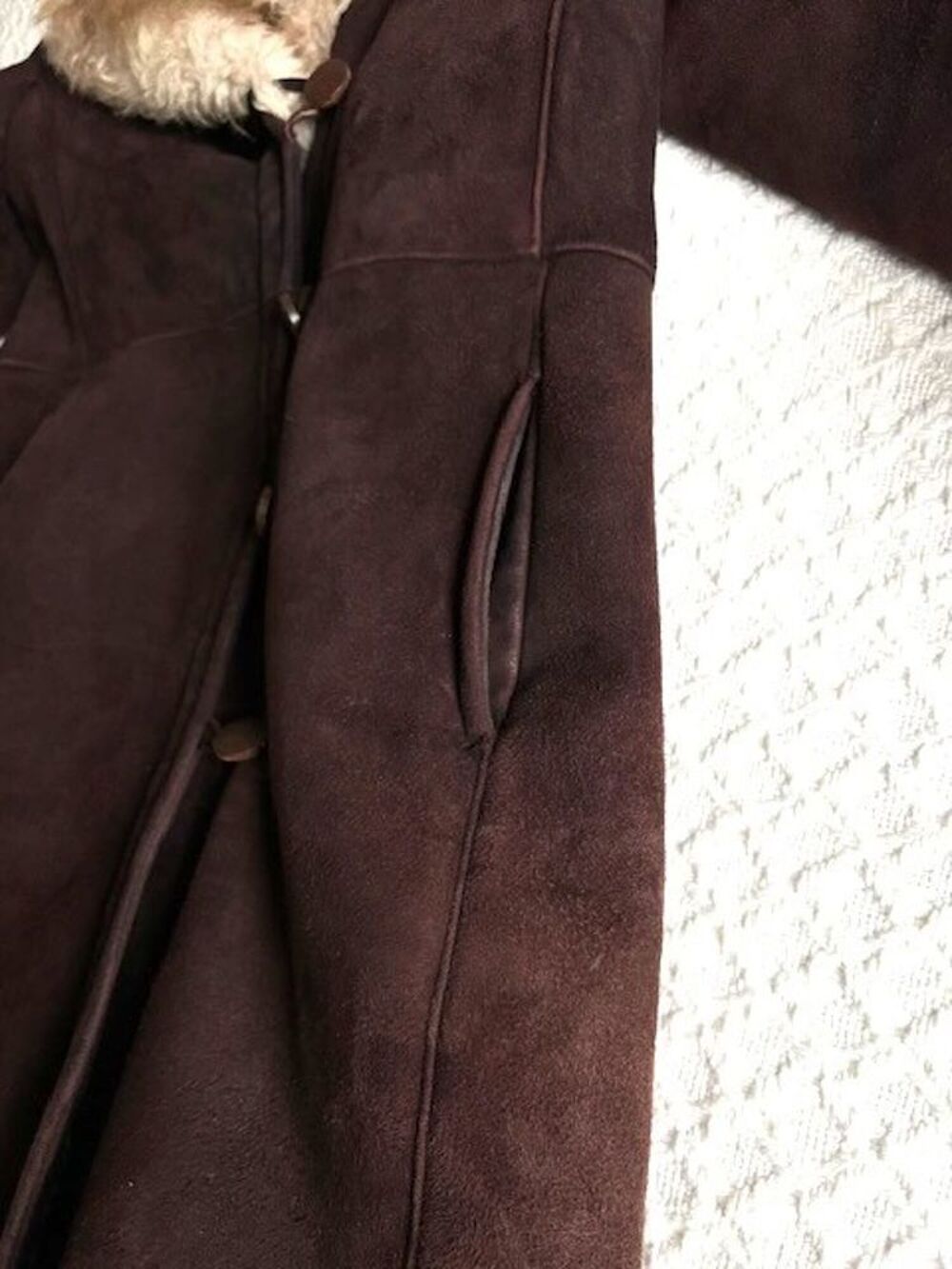 Manteau en peau mouton retourn&eacute; 166 Vêtements
