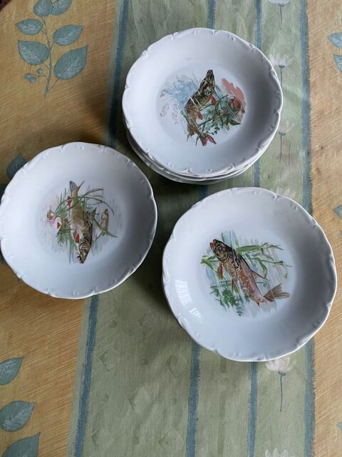 Assiettes à poissons 8 15 Cachan (94)