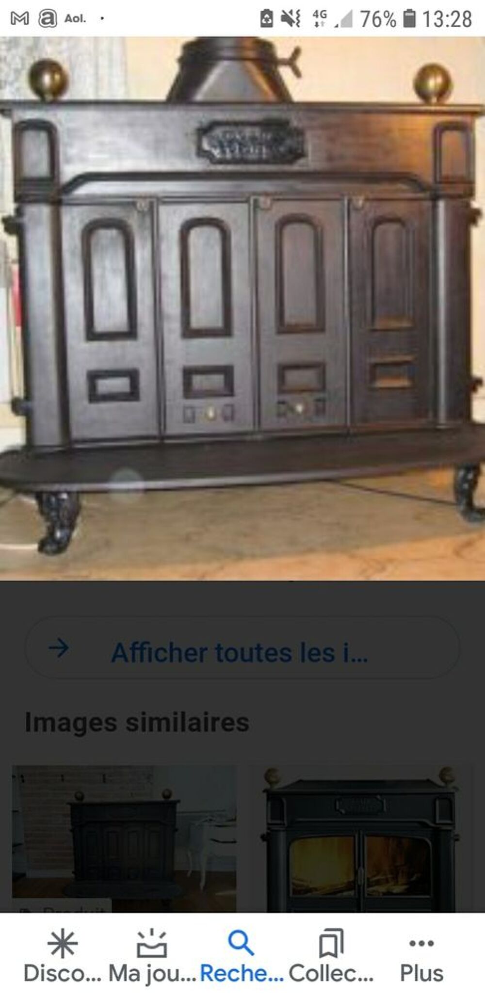 poele a bois godin colonial Bricolage