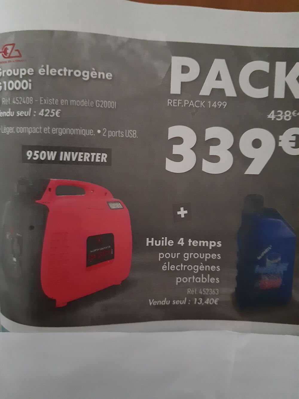 Groupe Electrog&egrave;ne
Bricolage
