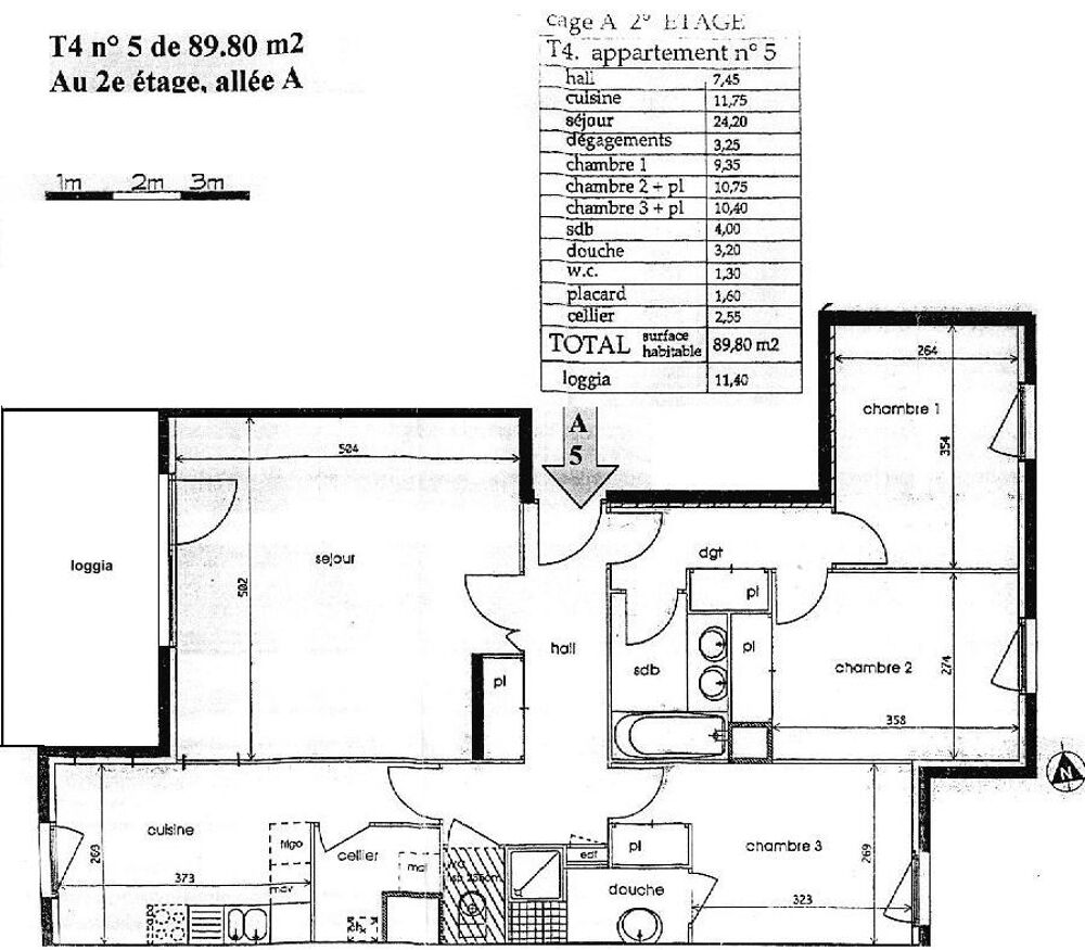 Vente Appartement CRAPONNE Hyper-centre Appartement T4 90 m² avec terrasse Craponne