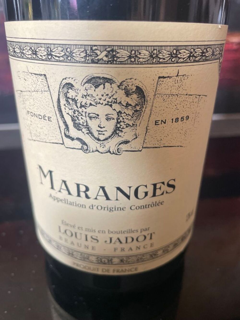 1 Bt MARANGES 2015 Louis Jadot Cuisine