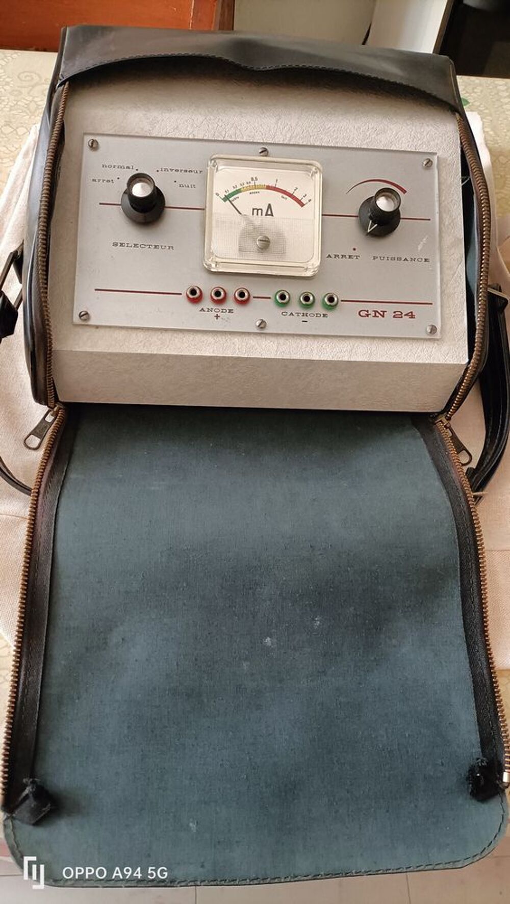 (Appareil m&eacute;dical RARE de.galvanotherapie ) GN 24 AVEC MOD. 