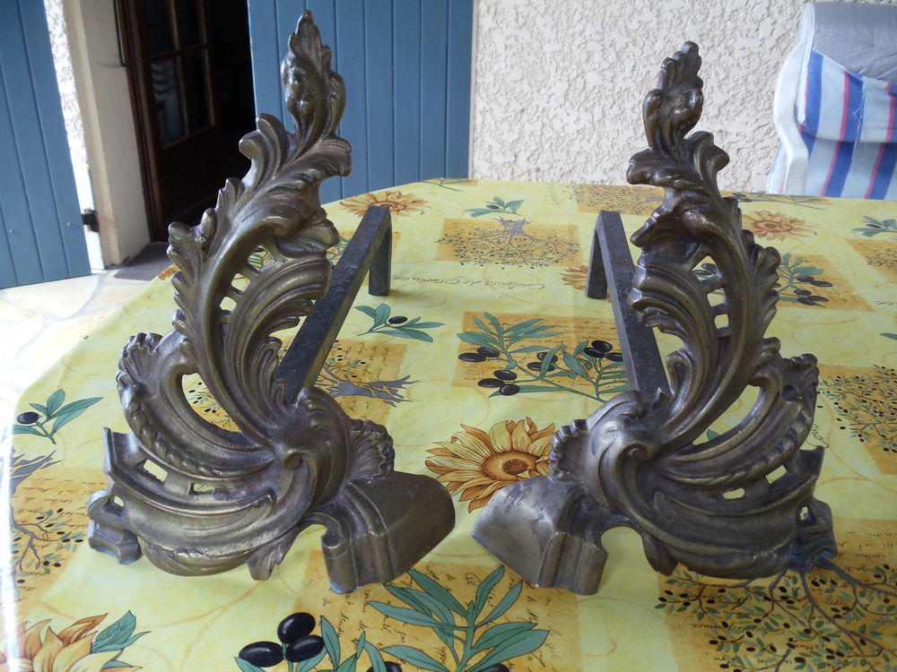 Chenets de chemin&eacute;e Décoration