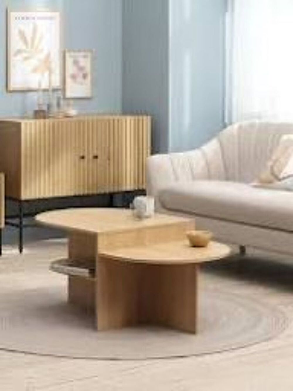 Table basse bois forme originale Meubles