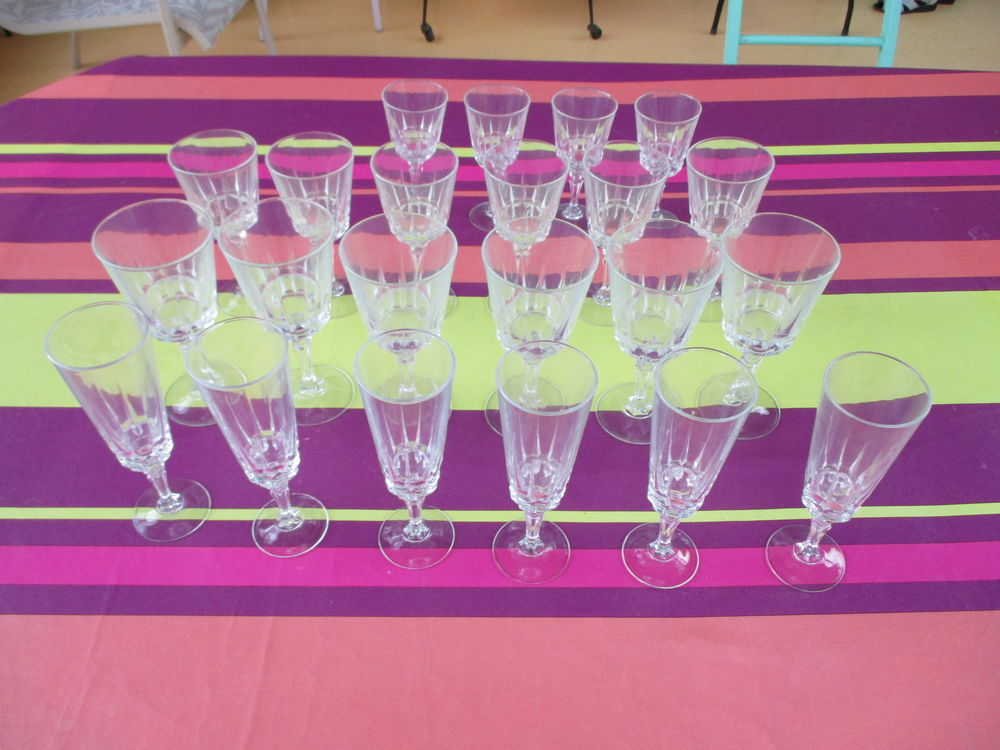 Service de verres Cristal d'Arques Cuisine