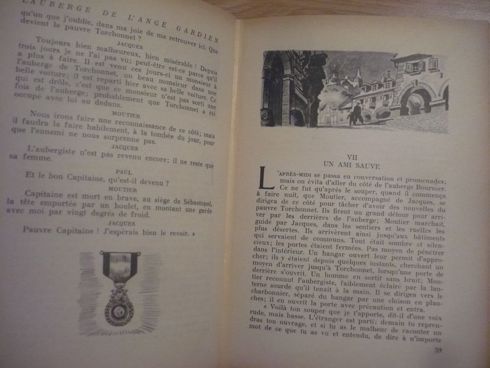L'AUBERGE DE L'ANGE GARDIEN de la Comtesse DE S&Eacute;GUR (1949) Livres et BD