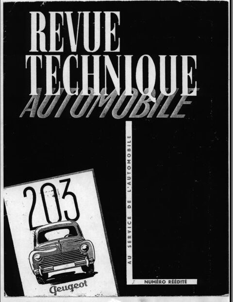Manuels d'atelier Peugeot  203 403 etc  15 Montpellier (34)