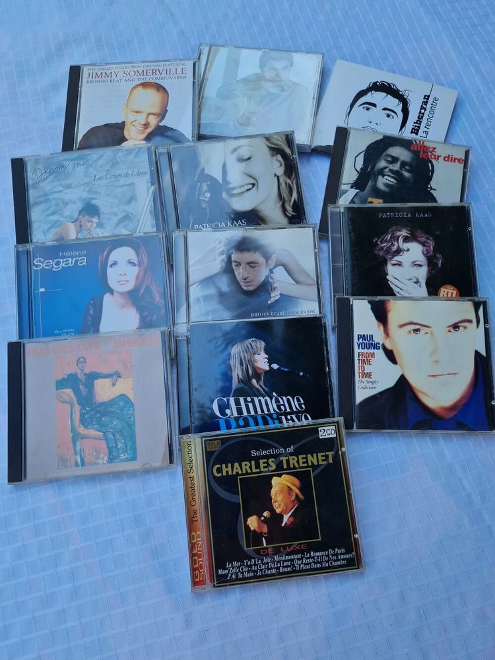 Lot de CD divers CD et vinyles