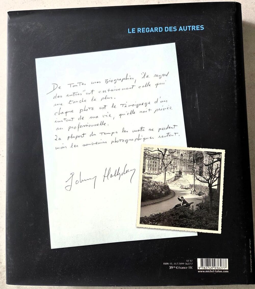 Livre reli&eacute; Johnny Hallyday: "Le regard des autres", NEUF
Livres et BD