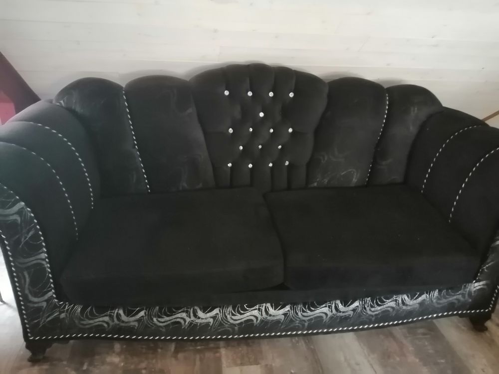 Canap&eacute; velours type sofa Meubles
