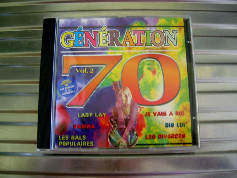 CD GENERATION 70 Vol. 2 par PAT BENESTA et ses chanteurs CD et vinyles