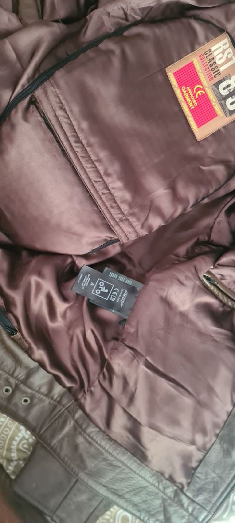 VESTE CUIR MOTO POUR HOMME RTS V�tements