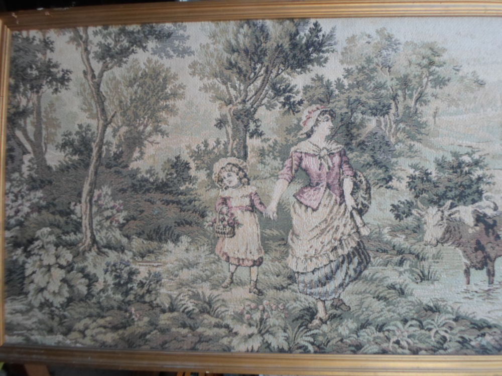 tableau tisse 50x148 encadre
a la ferme Décoration