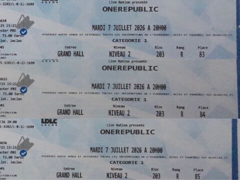 places One REPUBLIC - LDLC LYON DECINES Lyon 8 (69)
