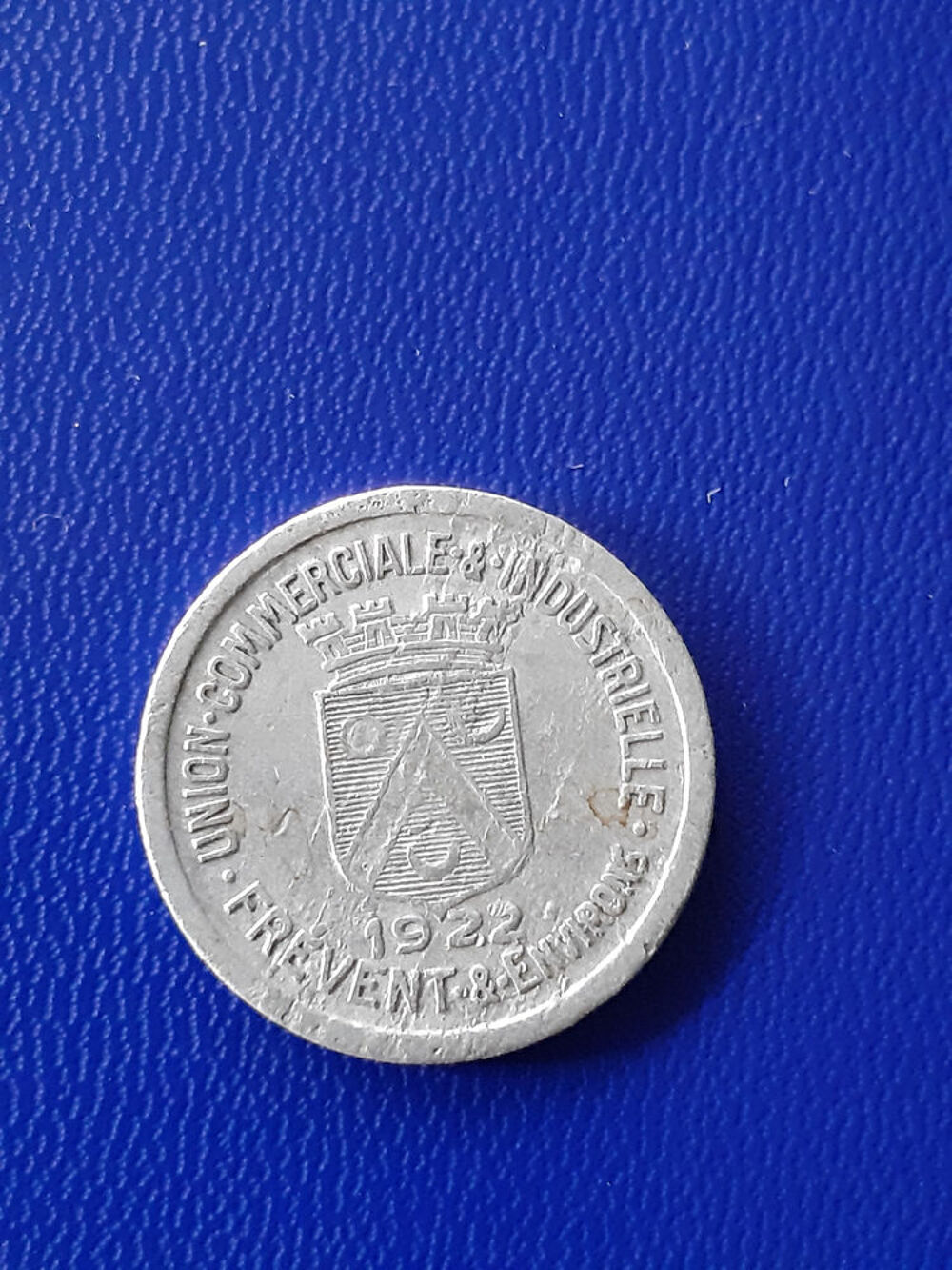 1922 argent d' Fr&eacute;vent 10 centimes 