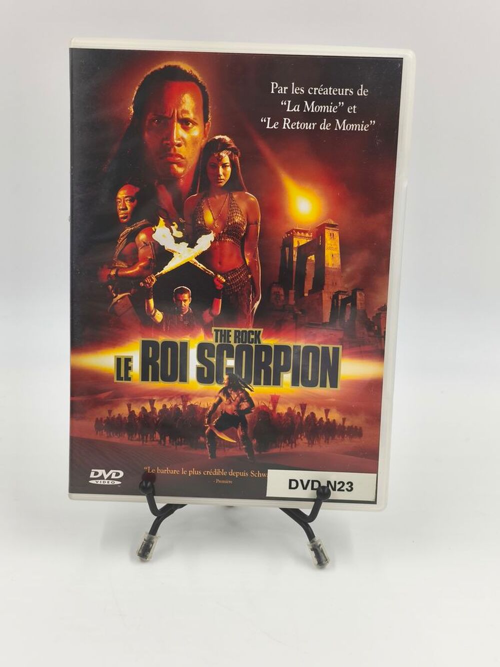 Film DVD The Rock : Le Roi Scorpion en boite DVD et blu-ray