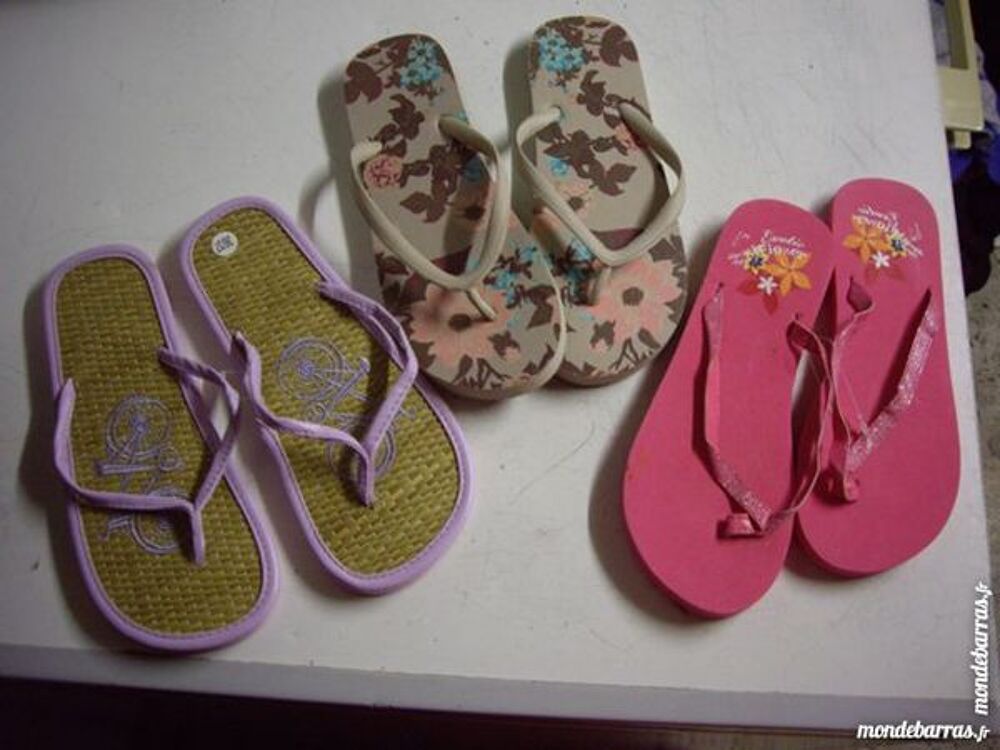 Paires de Tongs pt 36/37 -neuves &agrave; 2,50 € la paire Chaussures
