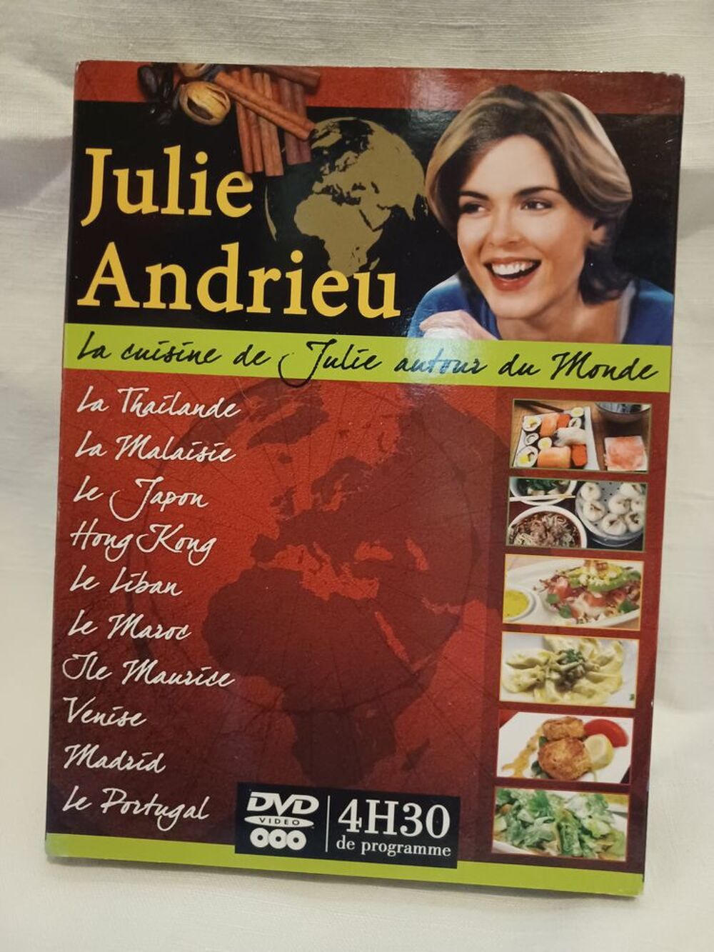 Coffret de 3 DVD de J. Andrieu " La cuisine autour du Monde" DVD et blu-ray