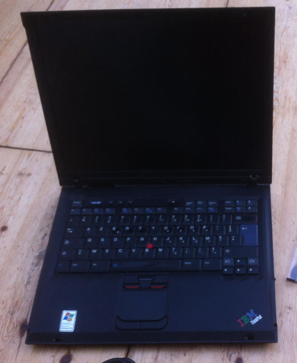 PC Portable retrogaming IBM R51 DVD graveur CD Windows 98 Matériel informatique
