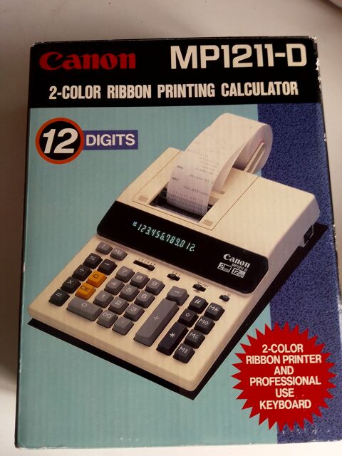 Calculatrice ruban papier canon  68 P�ronnas (01)